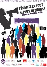 affiche du collectif 8 mars de Lille