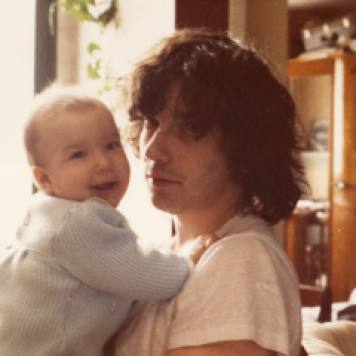 Ma fille et moi en 1985