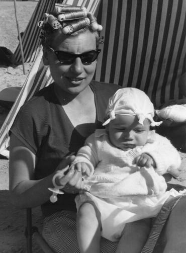 Ma mère et moi en 1961