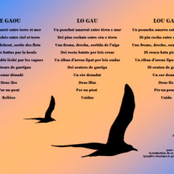 poème d'Eric Dussart sur les îles du Gaou (en français et en provençal)